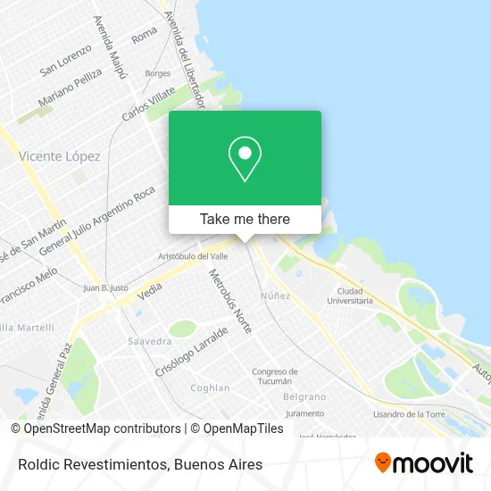 Roldic Revestimientos map