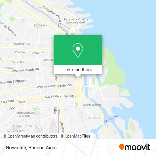 Novadata map