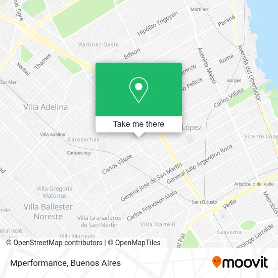 Mperformance map