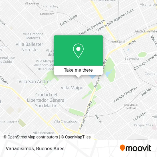 Variadisimos map