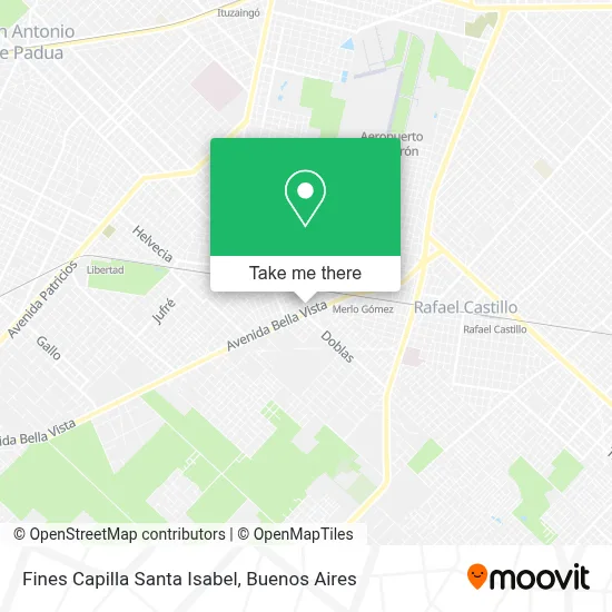 Fines Capilla Santa Isabel map