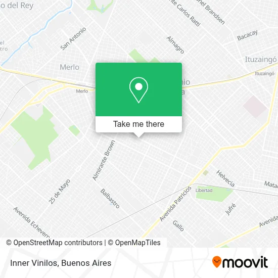 Inner Vinilos map