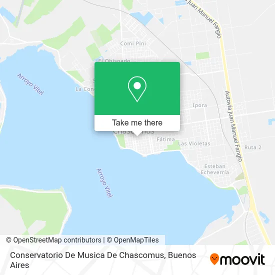 Conservatorio De Musica De Chascomus map