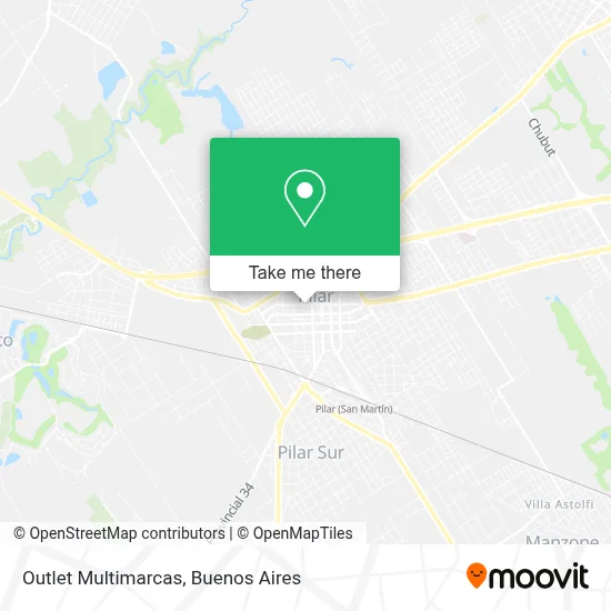 Outlet Multimarcas map