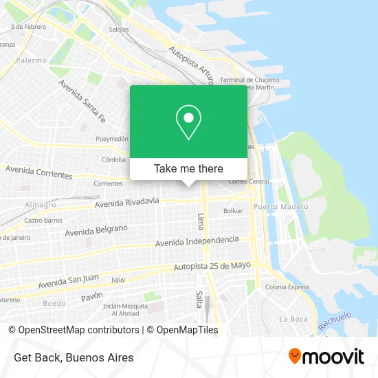 Get Back map