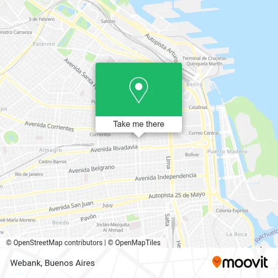 Webank map