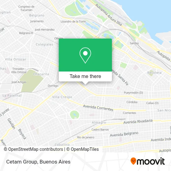 Cetam Group map