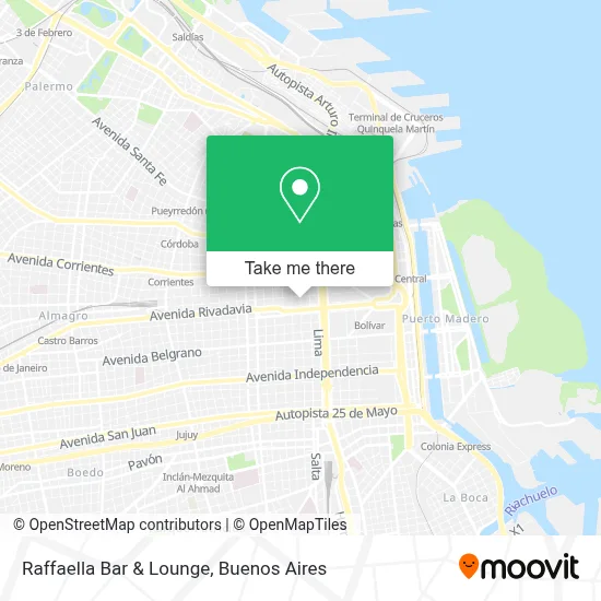 Raffaella Bar & Lounge map