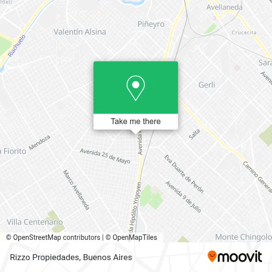 Rizzo Propiedades map
