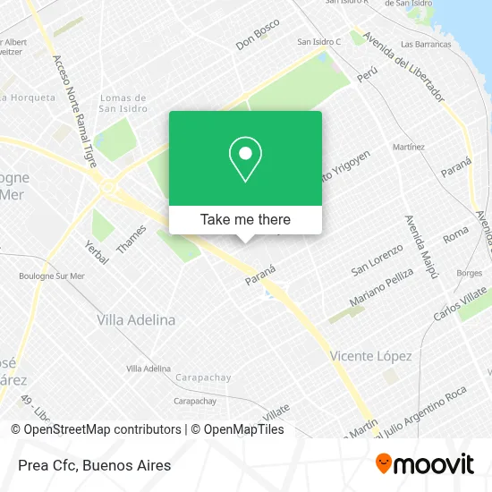 Prea Cfc map