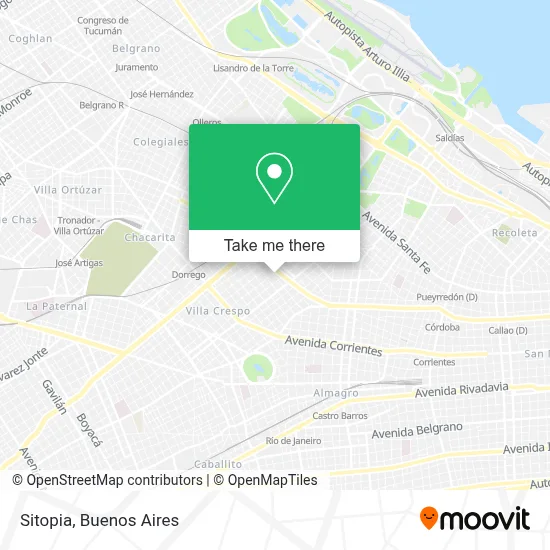 Sitopia map