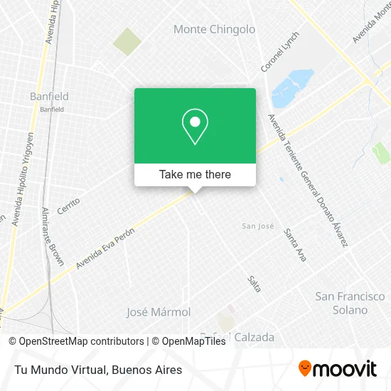 Tu Mundo Virtual map