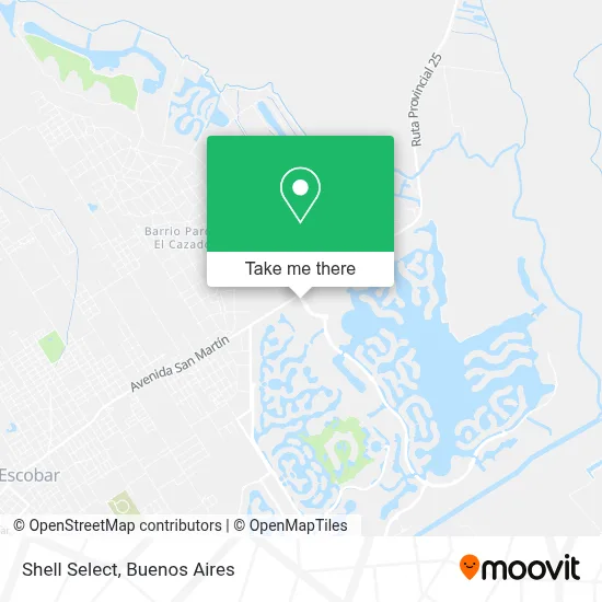Shell Select map