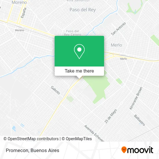 Promecon map