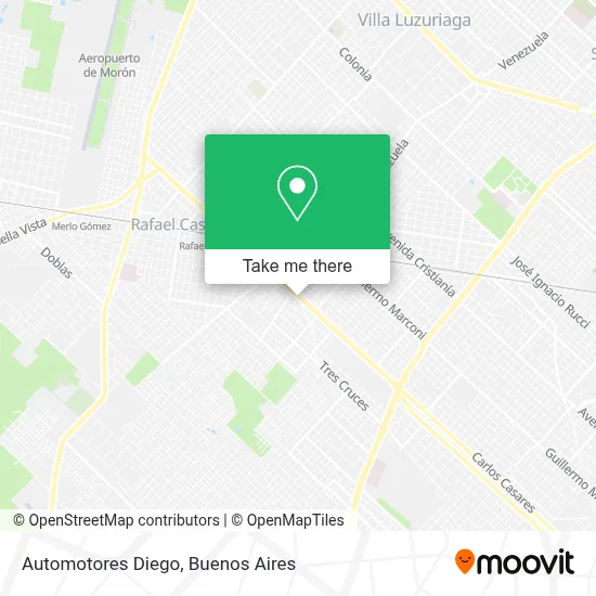 Automotores Diego map