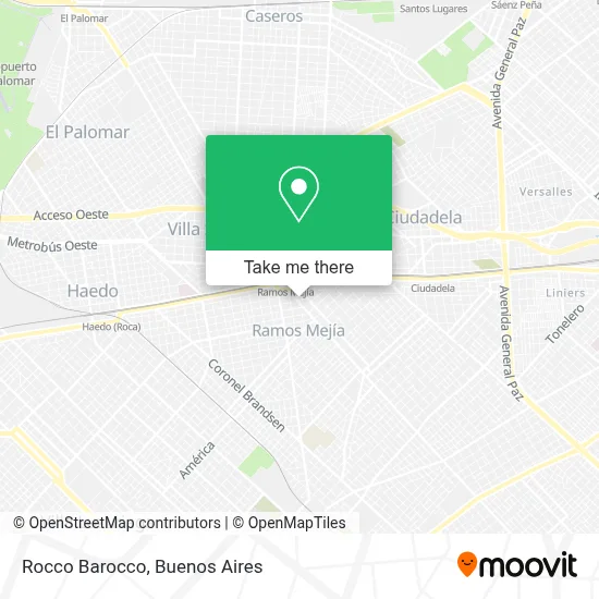 Rocco Barocco map