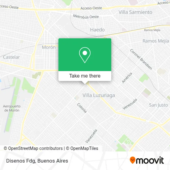 Disenos Fdg map