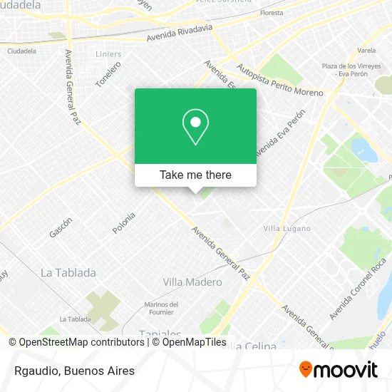 Rgaudio map
