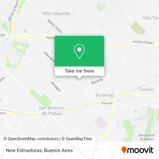 New Estructuras map