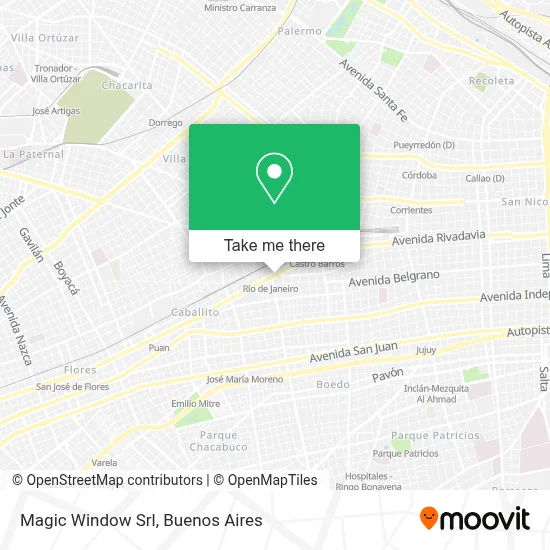Magic Window Srl map