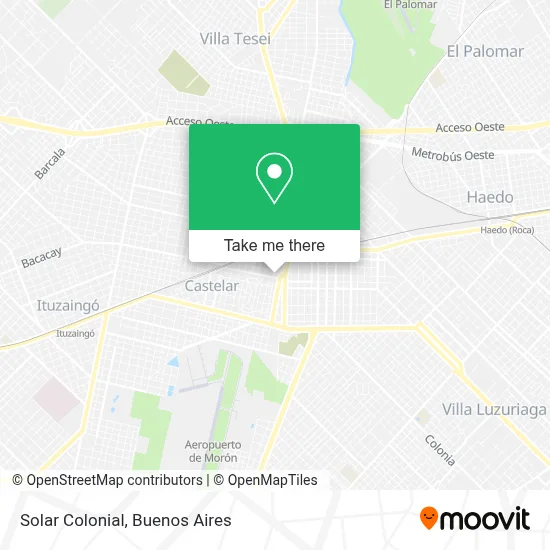 Solar Colonial map