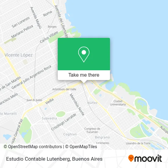 Estudio Contable Lutenberg map