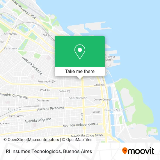 Rl Insumos Tecnologicos map