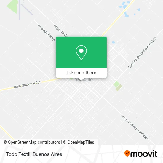 Todo Textil map