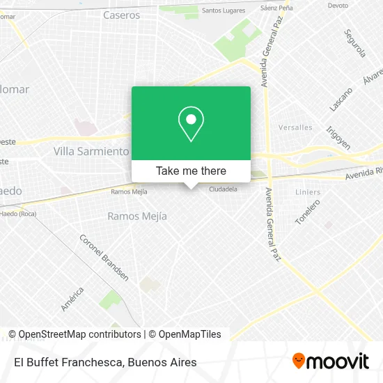 El Buffet Franchesca map