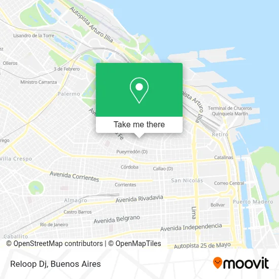 Reloop Dj map
