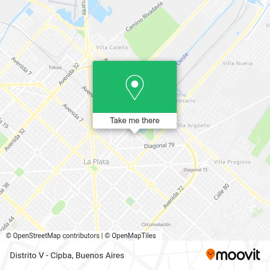 Distrito V - Cipba map