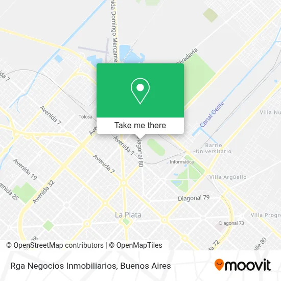 Rga Negocios Inmobiliarios map