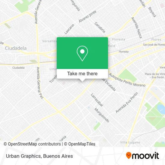 Urban Graphics map