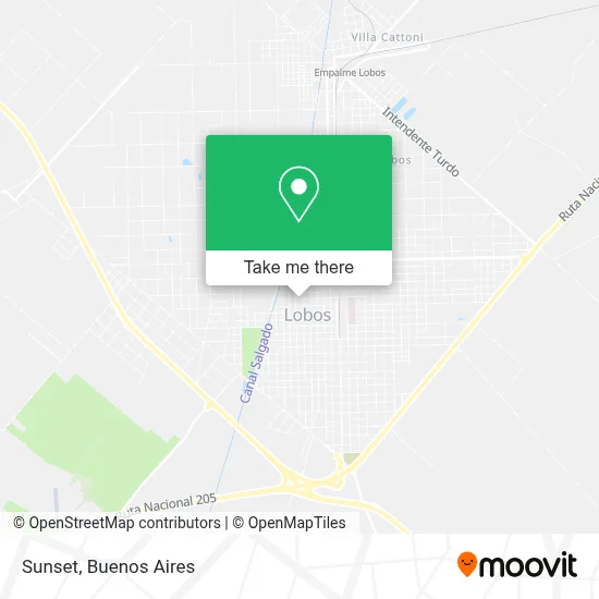 Sunset map