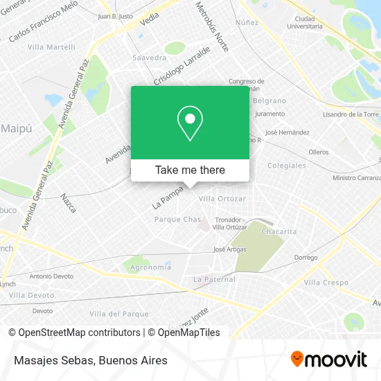 Masajes Sebas map
