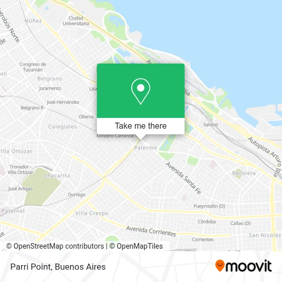 Parri Point map