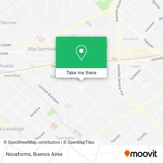 Novaforms map