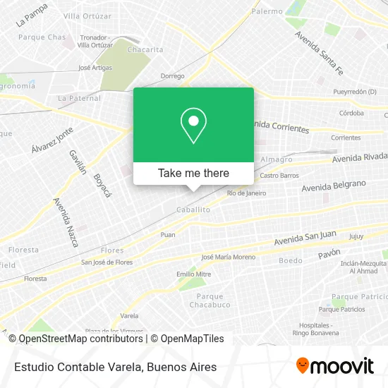 Estudio Contable Varela map