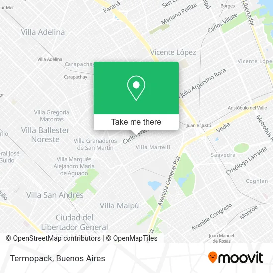 Termopack map