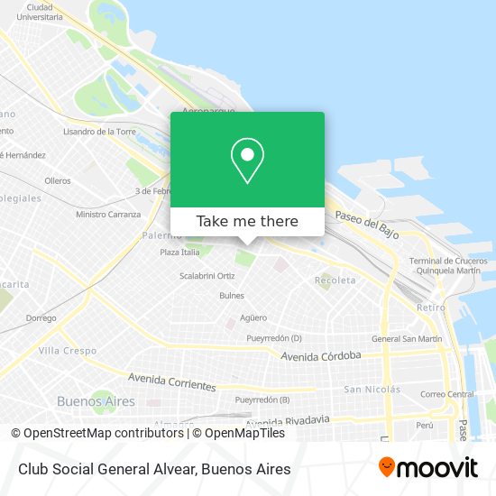 Club Social General Alvear map