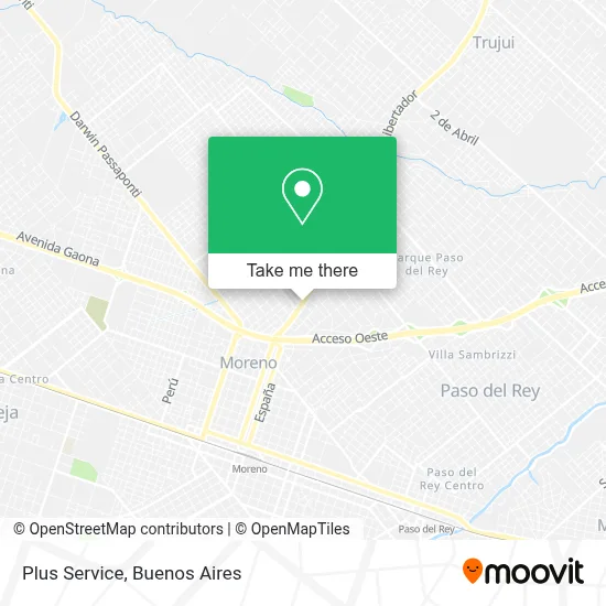 Plus Service map