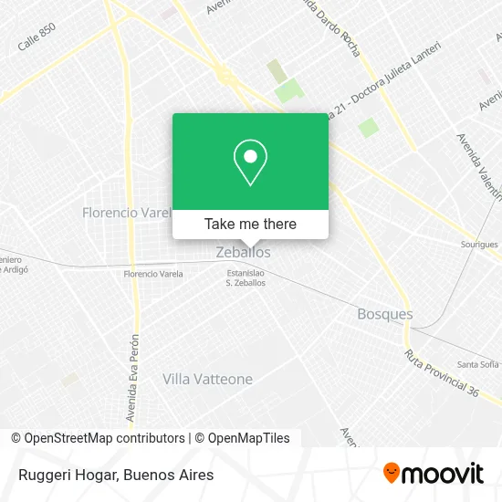 Ruggeri Hogar map