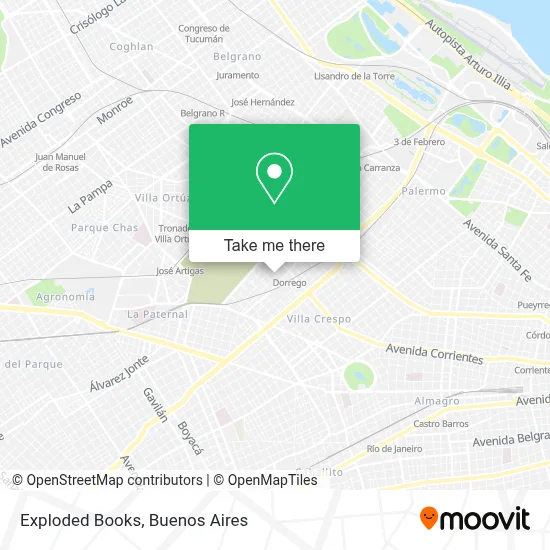 Exploded Books map