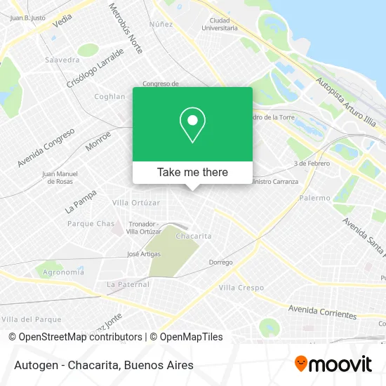 Autogen - Chacarita map