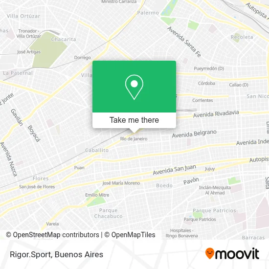 Rigor.Sport map