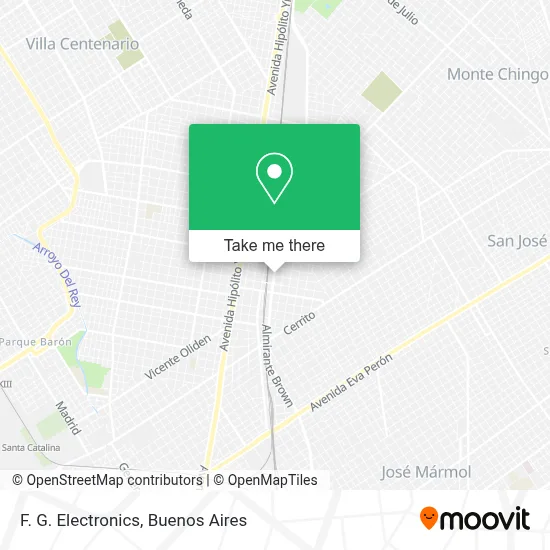 F. G. Electronics map