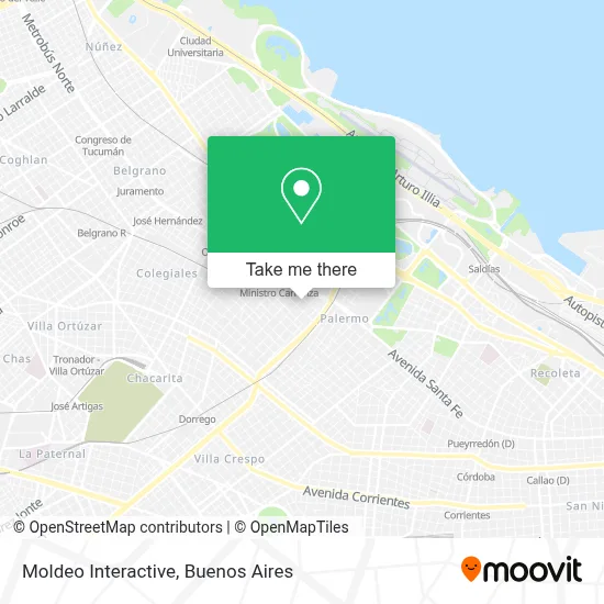 Moldeo Interactive map
