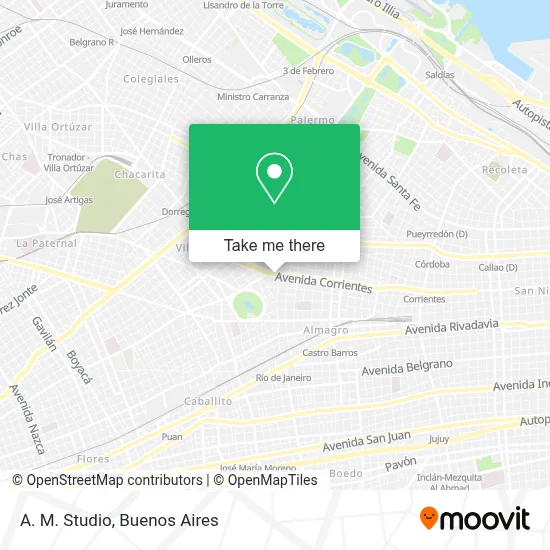 A. M. Studio map