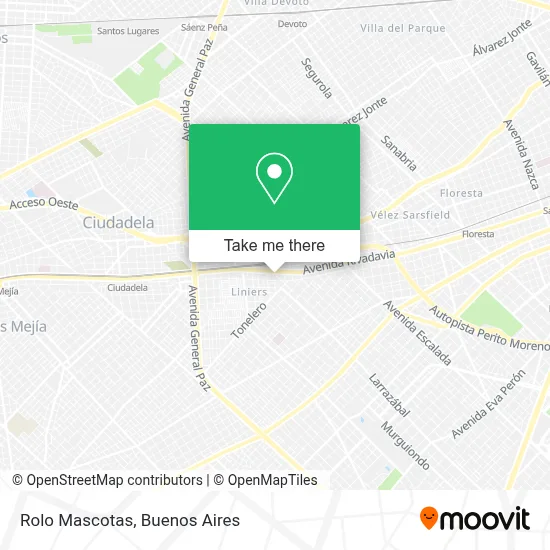Rolo Mascotas map