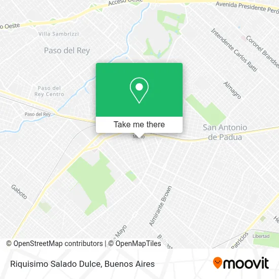 Riquisimo Salado Dulce map